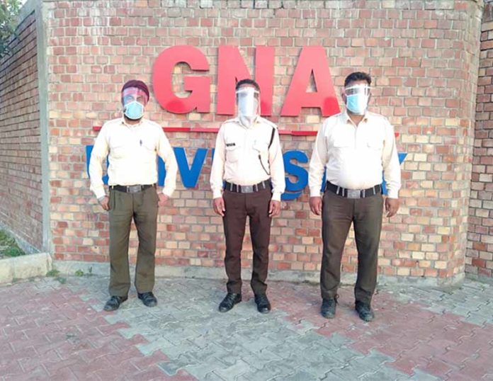 Punjab’s GNA University develops face shields to fight COVID-19