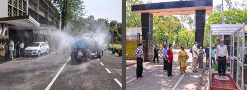 CSIR-CMERI, Durgapur designs disinfection walkway and road sanitizer unit to combat COVID-19